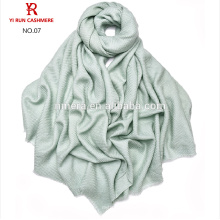 Wool scarf SWW799 monochromatic pure wool scarf 100% wool twill shawl